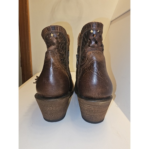 Shyanne Women's Brown Leather Western Style Boots 8.5 M - Picture 9 of 15